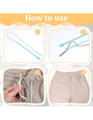 Juego de Enhebradores de Cuerda Psyqtsuary 10 Pcs Colorido