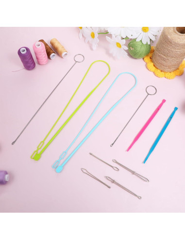 Juego de Enhebradores de Cuerda Psyqtsuary 10 Pcs Colorido