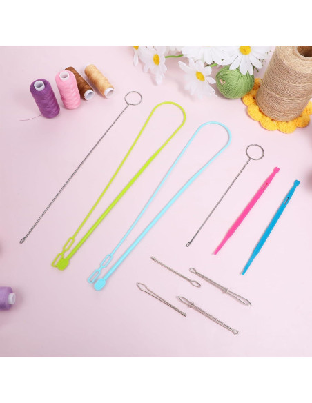 Juego de Enhebradores de Cuerda Psyqtsuary 10 Pcs Colorido