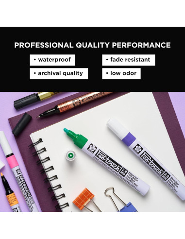 Marcadores de pintura permanente Sakura Pen-Touch 7 colores finos