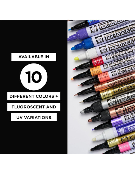 Marcadores de pintura permanente Sakura Pen-Touch 7 colores finos