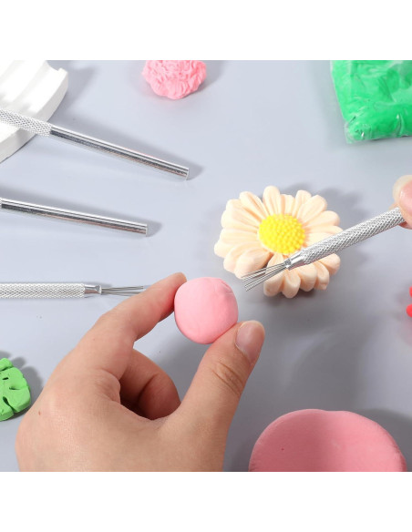 4 Herramientas de Puntuación de Arcilla Tweruna Acero Inoxidable