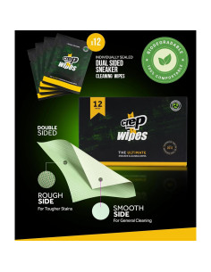 Toallitas de limpieza biodegradables Crep Protect y limpiador Cure 2