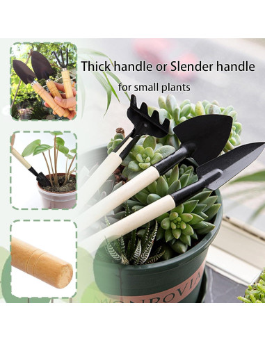 Juego de Herramientas de Jardinería 3 Piezas Benepoint