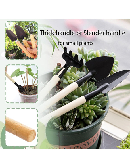 Juego de Herramientas de Jardinería 3 Piezas Benepoint