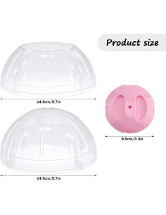 Bola de Ejercicio para Hámster FANKUTOYS 14.5 cm Transparente 2