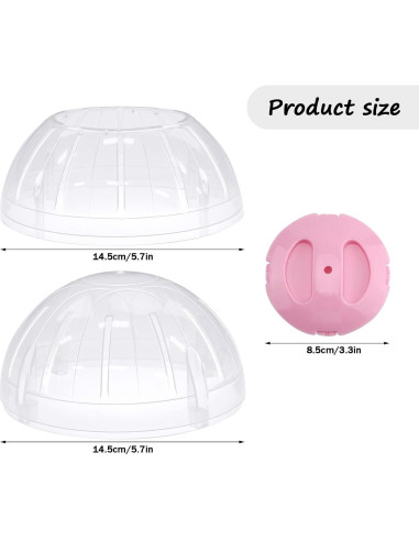 Bola de Ejercicio para Hámster FANKUTOYS 14.5 cm Transparente