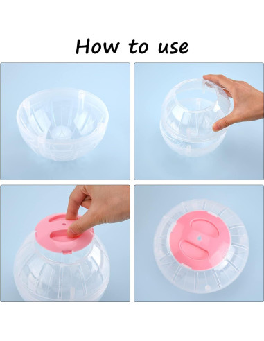 Bola de Ejercicio para Hámster FANKUTOYS 14.5 cm Transparente