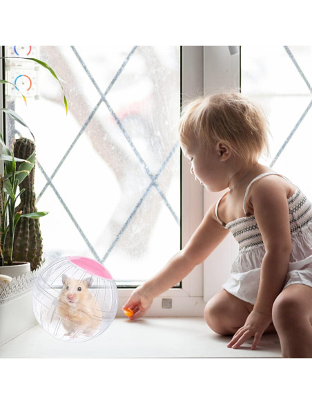 Bola de Ejercicio para Hámster FANKUTOYS 14.5 cm Transparente