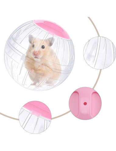 Bola de Ejercicio para Hámster FANKUTOYS 14.5 cm Transparente