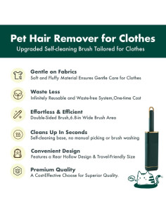 Removedor de Pelo de Mascotas FelineFun PHRC01 - Cepillo Eficaz 2