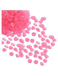 Rocas Brillantes Luminiscentes YOKIVE 300 Pcs Rosa 13-17 mm