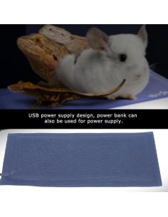 Almohadilla Térmica USB KUIDAMOS para Reptiles 28x14.5cm 2