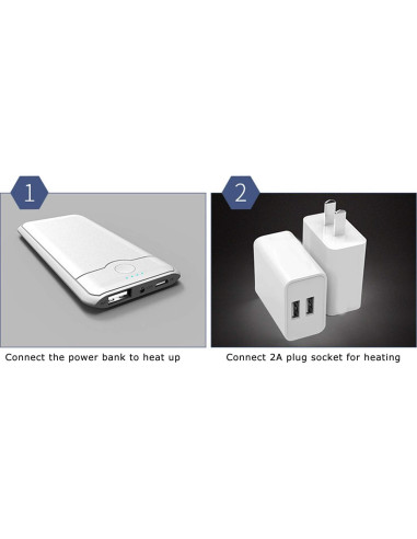 Almohadilla Térmica USB KUIDAMOS para Reptiles 28x14.5cm