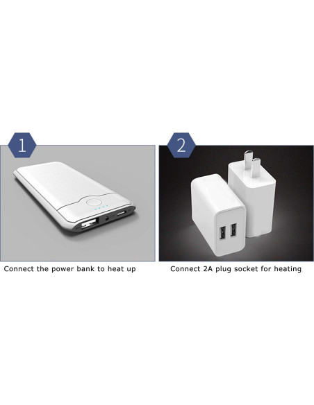 Almohadilla Térmica USB KUIDAMOS para Reptiles 28x14.5cm