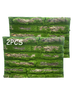 Fondo de Corcho para Terrario Reptiles Kathson 2 Piezas 40x30cm
