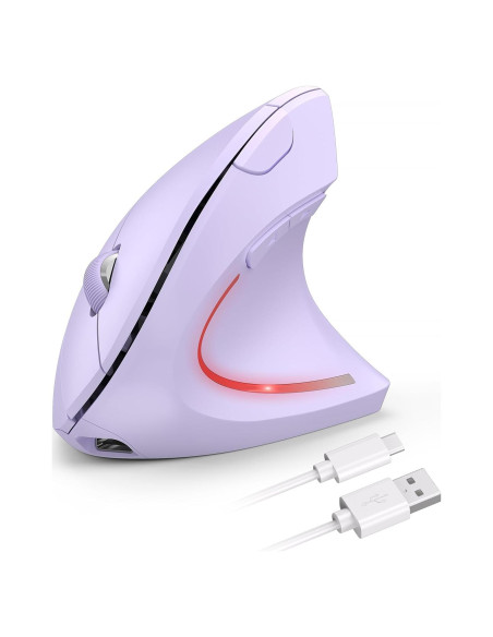 Ratón Ergonómico Inalámbrico TECKNET Vertical 5 DPI Ajustables