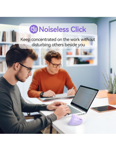 Ratón Ergonómico Inalámbrico TECKNET Vertical 5 DPI Ajustables