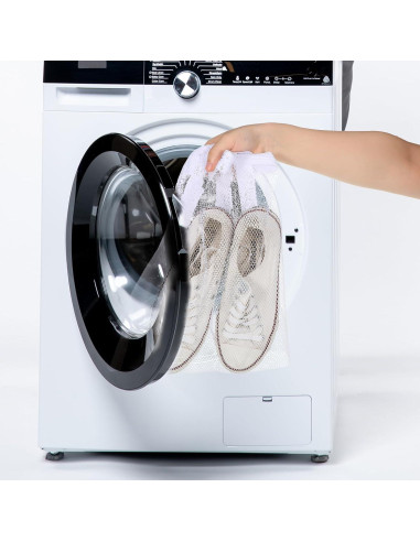 Giantree 2 Bolsas de Malla para Secar Zapatos 41x38cm Blancas