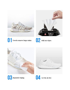 Toallitas Limpiadoras para Zapatillas WhatRUeed - 90 Piezas 2