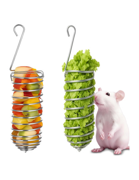 2 Piezas Juguetes de Enriquecimiento para Ratas Hpmjz Acero Inoxidable