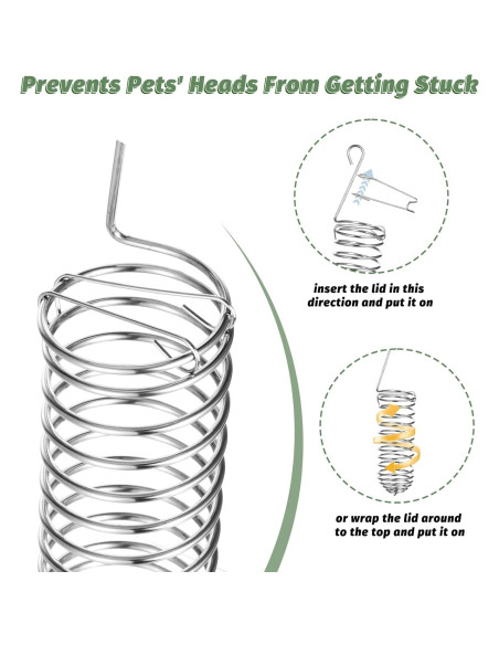 2 Piezas Juguetes de Enriquecimiento para Ratas Hpmjz Acero Inoxidable