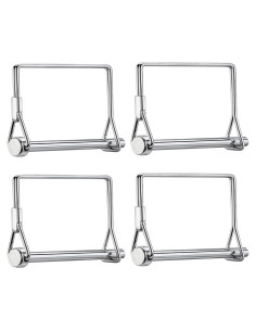 Paquete de 4 Pasadores de Enganche Truleego 0.64x10.16 cm Acero