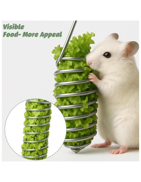 2 Piezas Juguetes de Enriquecimiento para Ratas Hpmjz Acero Inoxidable