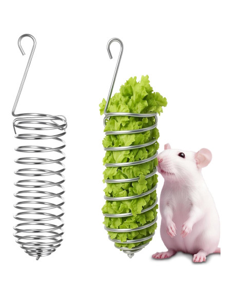 2 Piezas Juguetes de Enriquecimiento para Ratas Hpmjz Acero Inoxidable