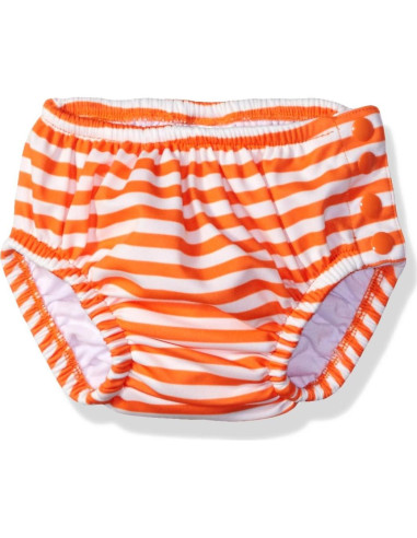 Pañal de Natación Reutilizable KIKO & MAX Grande Naranja
