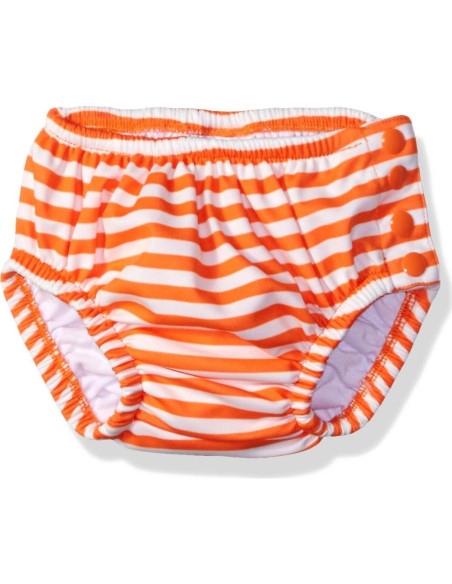Pañal de Natación Reutilizable KIKO & MAX Grande Naranja