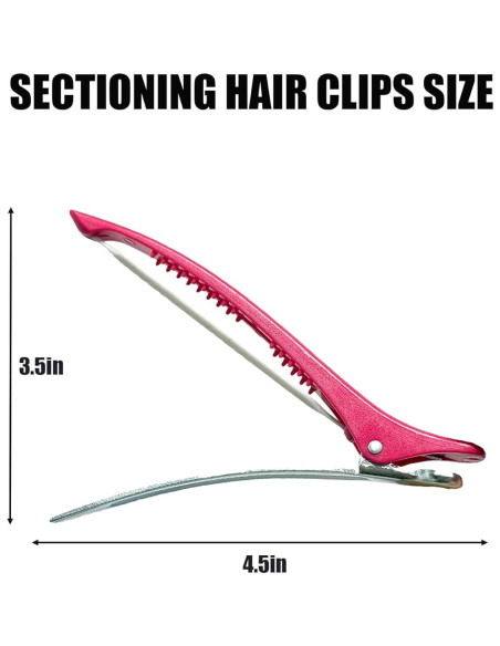 Pinzas de seccionamiento Rabetly 6Pack antideslizantes 11.43cm