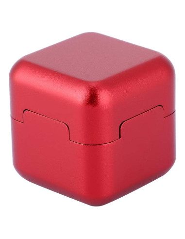 Soporte de Tiza para Billar KooingTech con Tapa Magnética Rojo