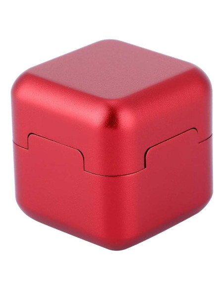 Soporte de Tiza para Billar KooingTech con Tapa Magnética Rojo