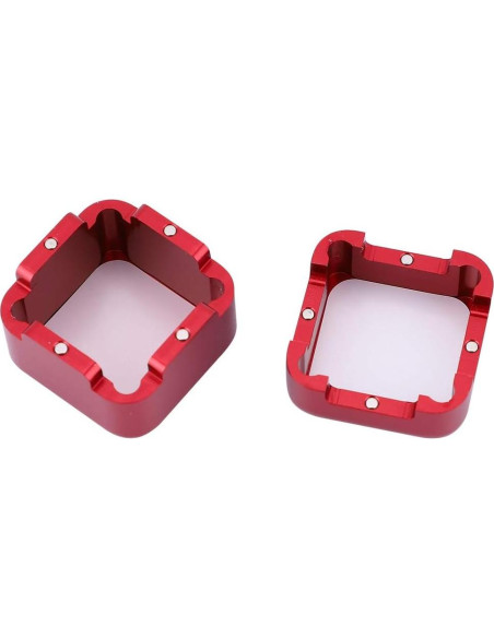 Soporte de Tiza para Billar KooingTech con Tapa Magnética Rojo