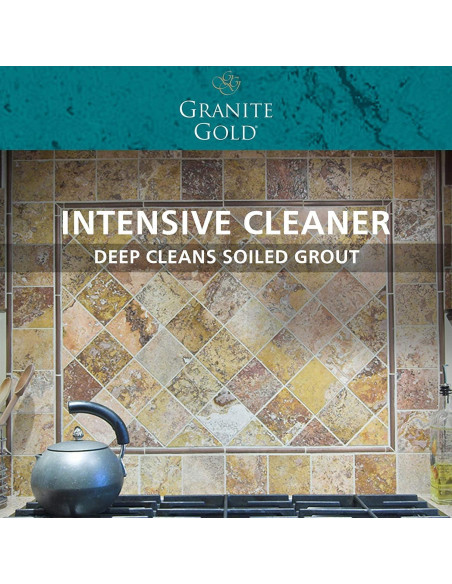 Limpiador de Lechada Granite Gold 88 Onzas + 4 Cepillos