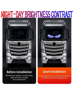 Luz LED Ojos de Diablo GKKBUFF Azul 12 Modos para Coche 2