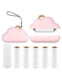 Mini Rodillo Quitapelusas Reutilizable Sunbrnhome Rosa