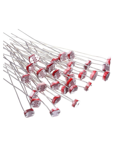 30 Piezas Fotoresistor EBOOT 5 mm Sensible a la Luz