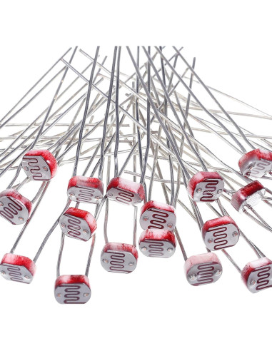 30 Piezas Fotoresistor EBOOT 5 mm Sensible a la Luz