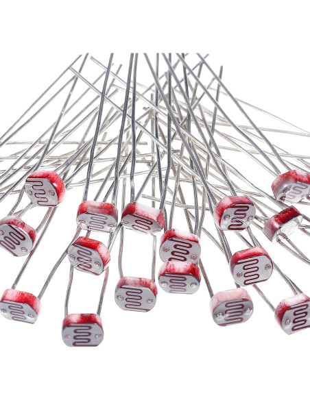 30 Piezas Fotoresistor EBOOT 5 mm Sensible a la Luz