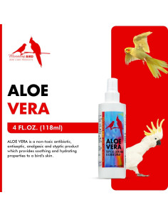 Spray Limpiador Natural Aloe Vera Morning Bird 118 ml - Alivio Piel Aves 2
