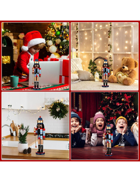 Cascanueces Africano de Madera Hungdao 38 cm Decoración Navidad