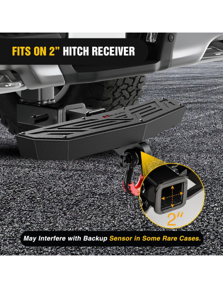 Paso de Enganche Nilight 2" Antirrobo para Camionetas y SUV