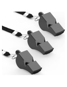 Silbato Profesional WONAPAD 120dB con Cordón - 3PCS