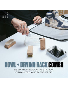 Combo Estante de Secado y Tazón Reshoevn8r para Limpieza de Zapatos 2