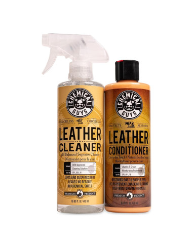 Kit Limpiador y Acondicionador de Cuero Chemical Guys 473 ml