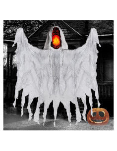 Fantasma Colgante Joliyoou 1.4m Activado por Sonido Luz Amarilla