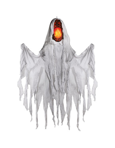 Fantasma Colgante Joliyoou 1.4m Activado por Sonido Luz Amarilla