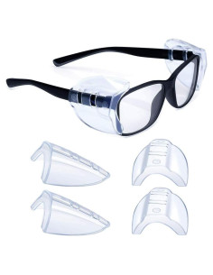 Gafas Laterales Protectores Transparentes KMDJG - 2 Pares
